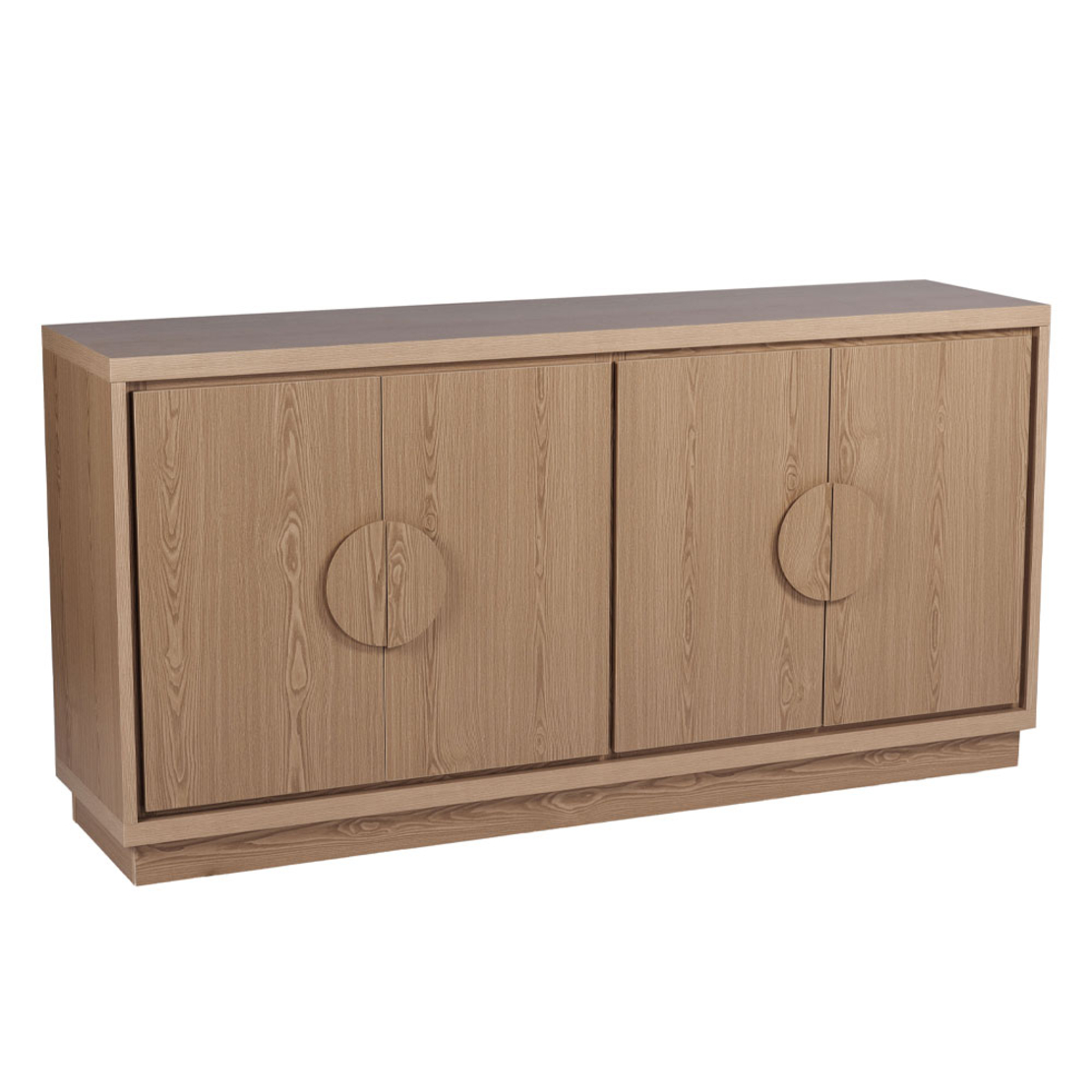 AXIS SIDEBOARD 4DOORS CHIPBOARD NATURAL 160x40xH80cm E1 PRC