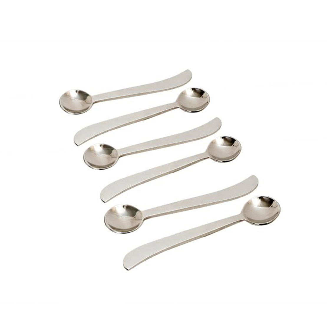 CURVE SPOON STEEL SILVER 13x2,5xH1cm IN