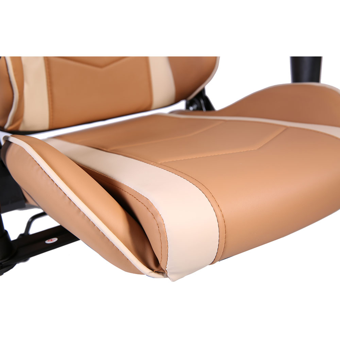 EXPLOR GAMING CHAIR DESK FABRIC MOCCA METAL GREZ METAL 50x71xΗ135cm PRC