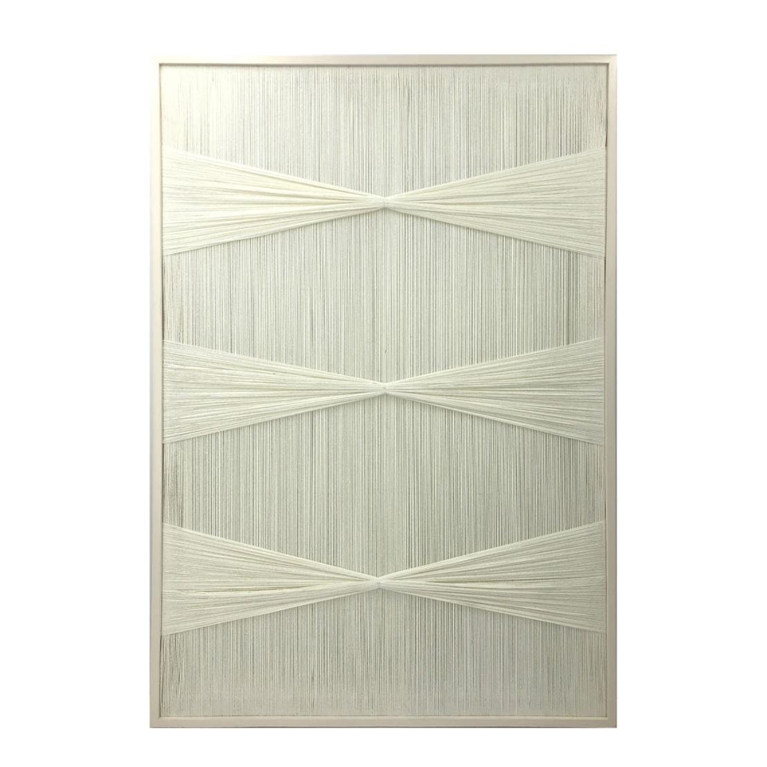 NO REGRETS PAINTING WOOD WHITE YARN FRAME WHITE 80