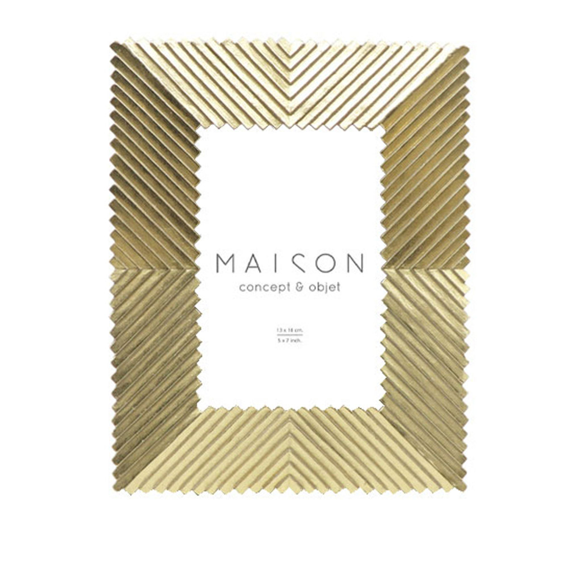 CADAN PHOTO FRAME POLYRESIN GLASS GOLD 20,5x1,8xH2