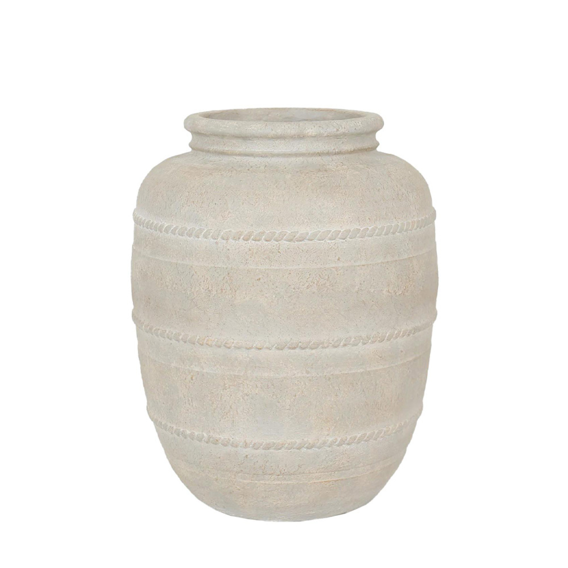 MILOS PLANTER MGO BEIGE 35x35xH45cm PRC
