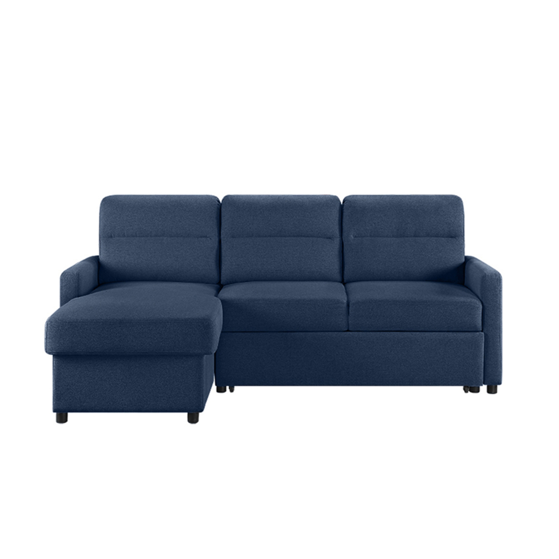 TUCAN SOFA BED REVERSABLE CORNER FABRIC BLUE E1 PRC