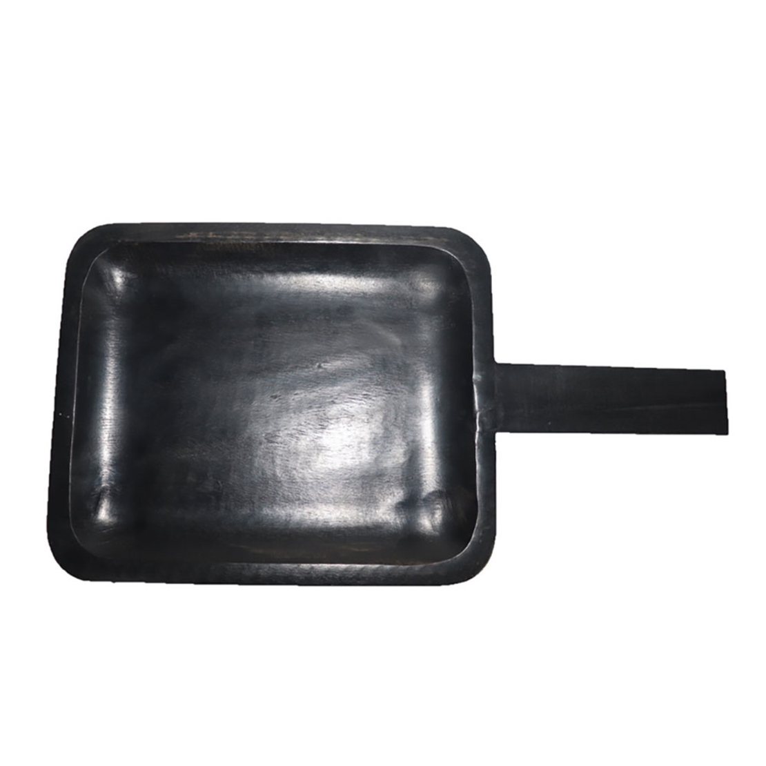 SCANDI TRAY WITH HANDLE WOOD BLACK 48x25xH4cm IN