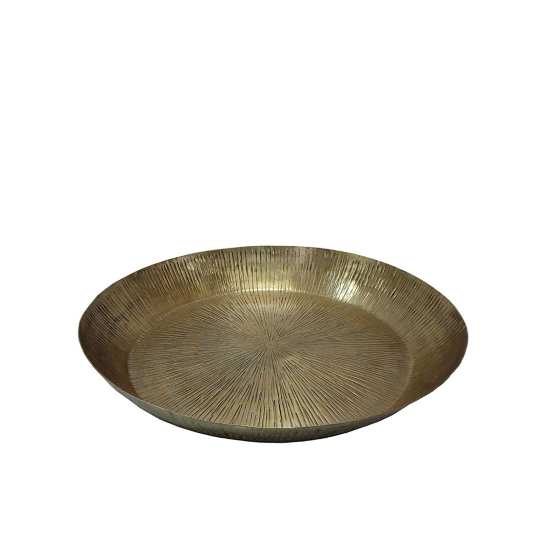 ERDUS TRAY ALUMINIUM GOLD D41xH6cm IN