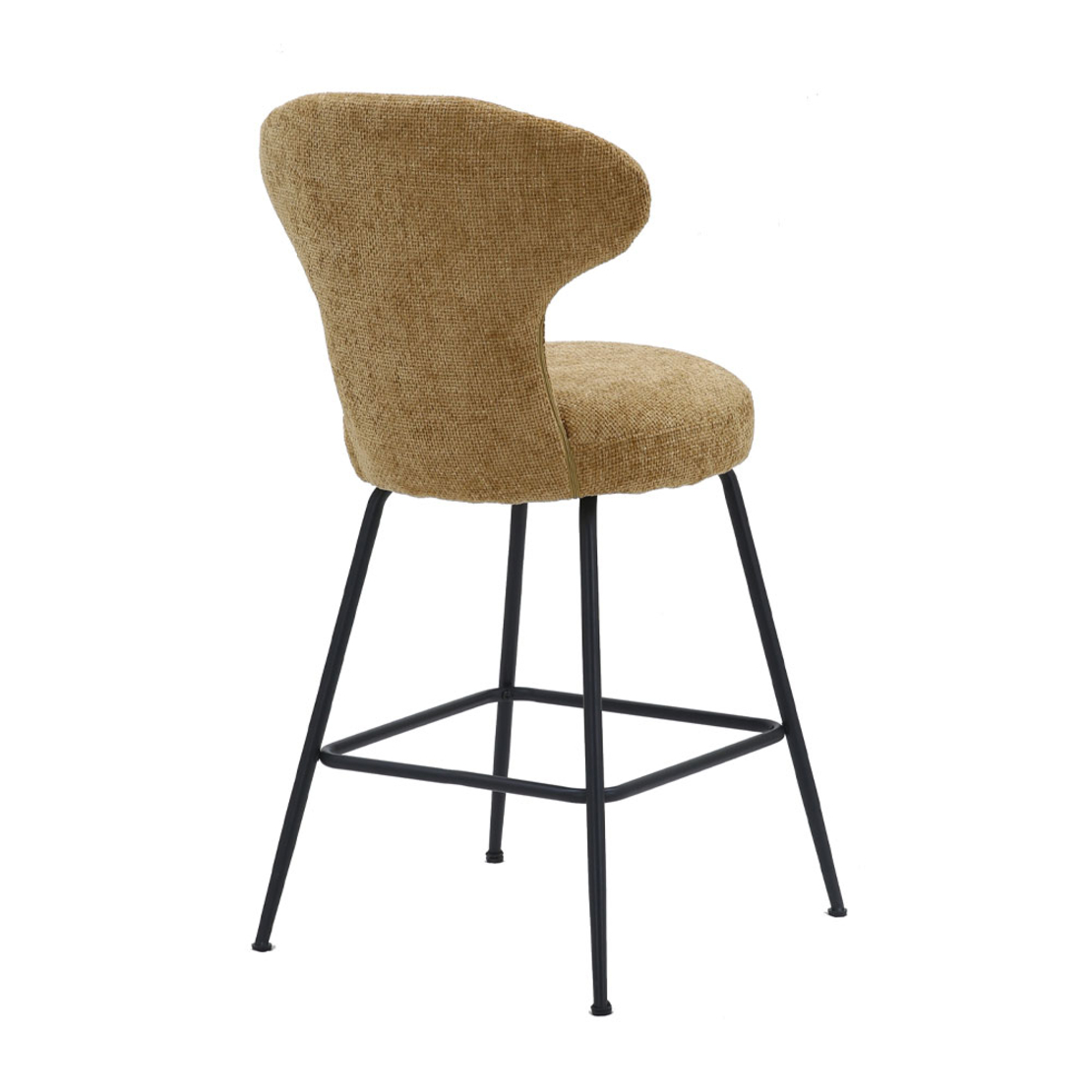 FUNGO STOOL BAR FABRIC LEMON METAL BLACK E1 PRC