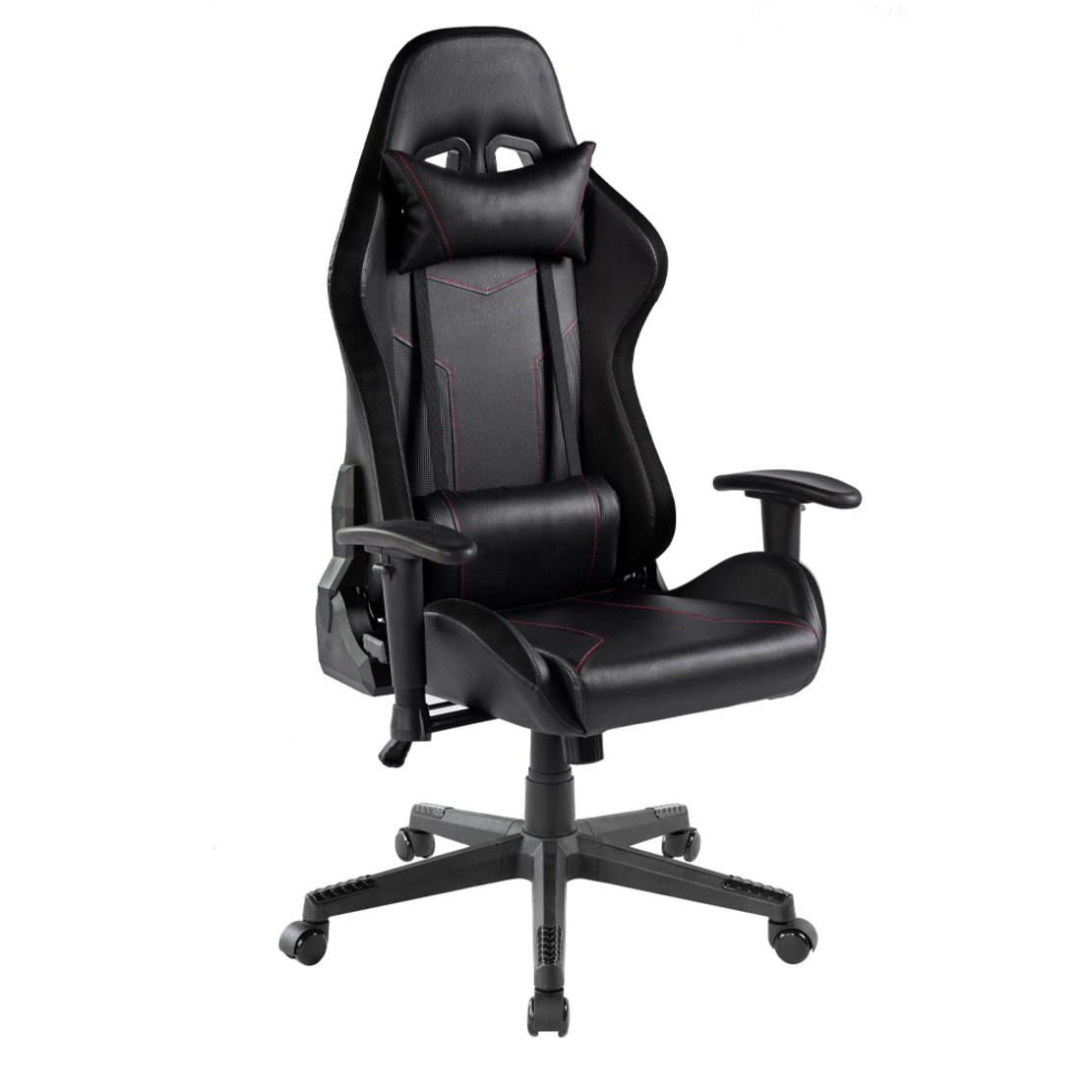 MAXIMUS GAMING CHAIR DESK FABRIC BLACK NYLON METAL 51x74xH135cm PRC