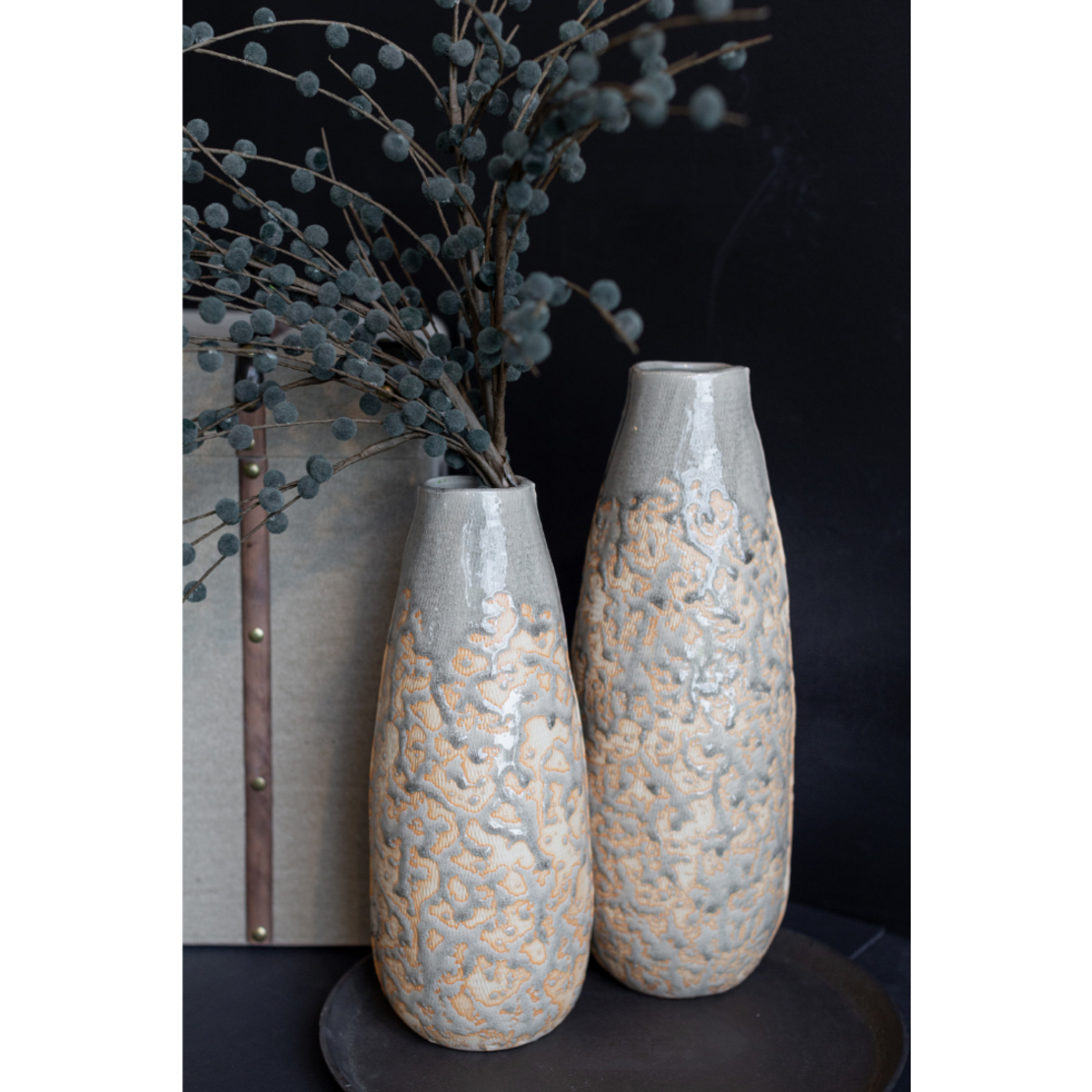 MINT VASE CERAMIC MINT D13,3xH34cm PRC