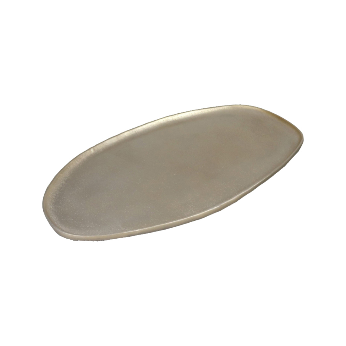 MANDY TRAY ALUMINIUM CHAMPAGNE 39x19xH1cm IN