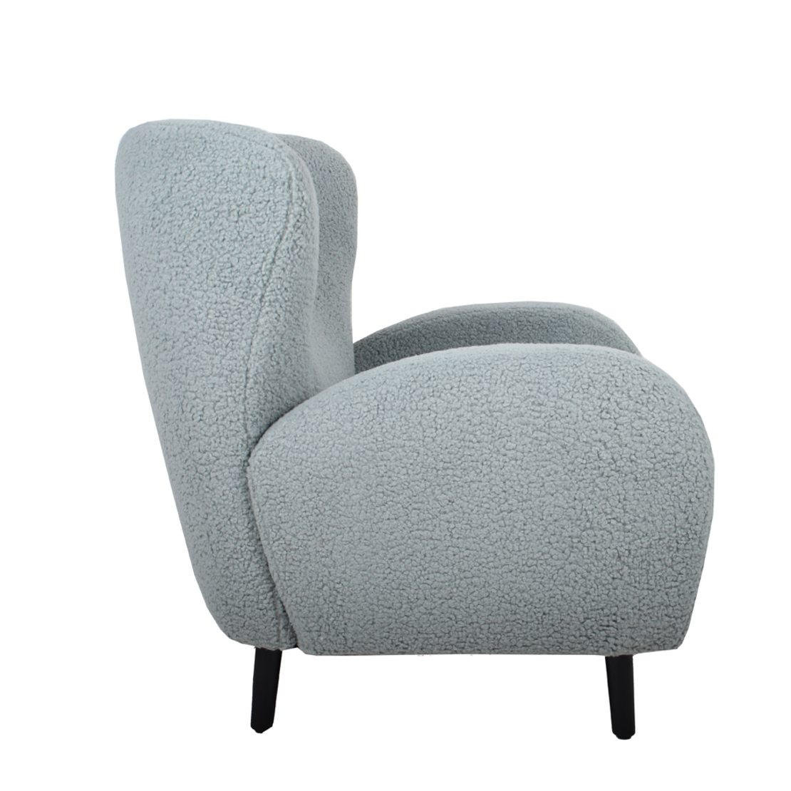 ONE & ONLY ARMCHAIR FABRIC MINT WOOD BLACK E1 PRC