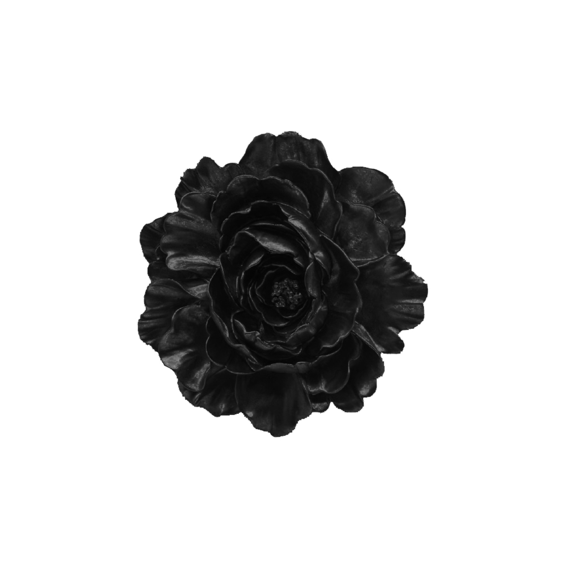 ROSA DECO WALL POLYRESIN BLACK 20x4xH20cm PRC