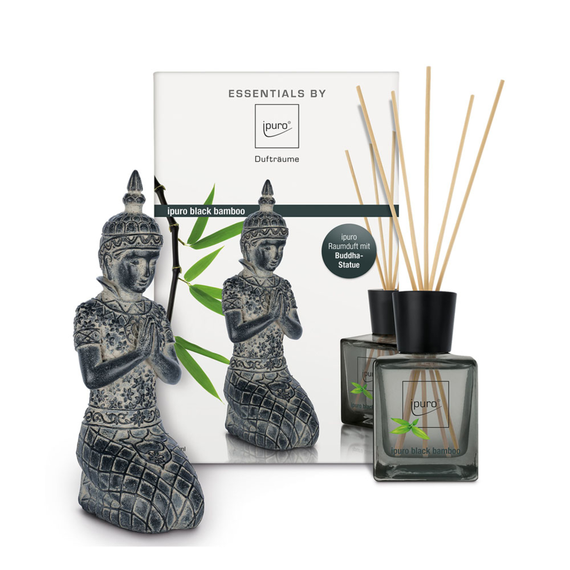 IPURO BLACK BAMBOO + GIFT MINI BUDDHA FRAGRANCE 20