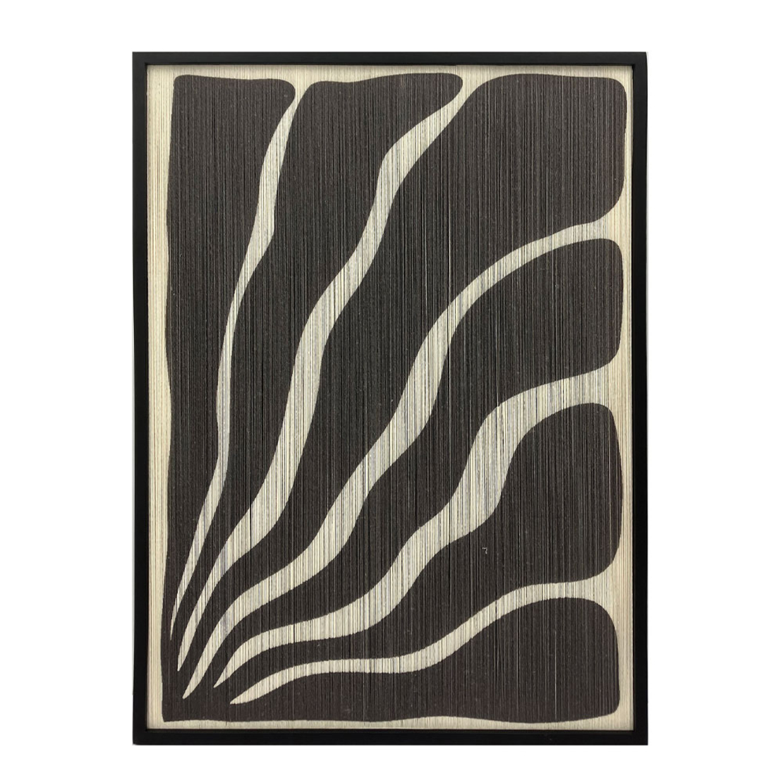 LIVE BOLDLY B PAINTING WOOD BLACK BEIGE FRAME BLAC