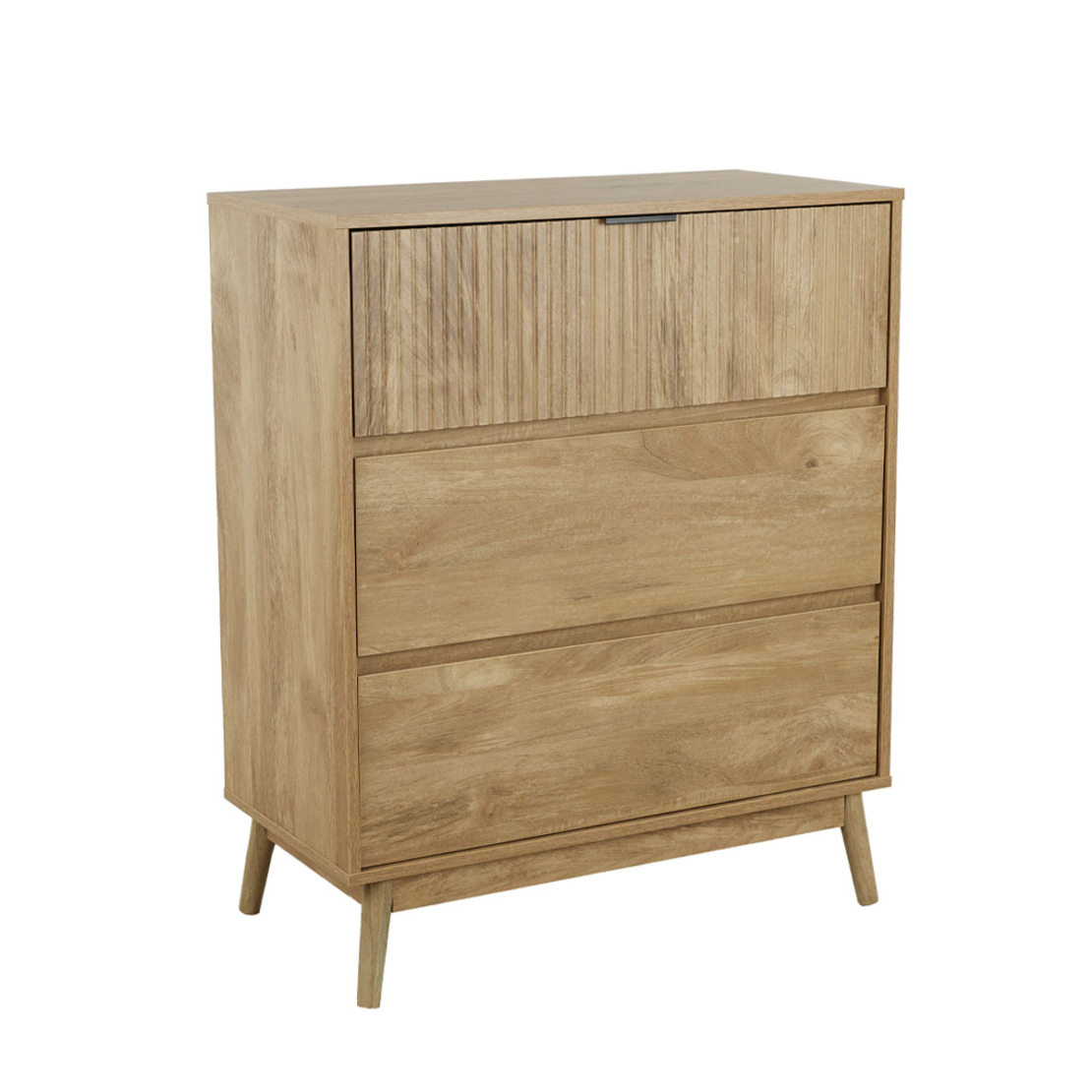CANAL COMMODE 3DRAWERS MELAMINE NATURAL E1 PRC