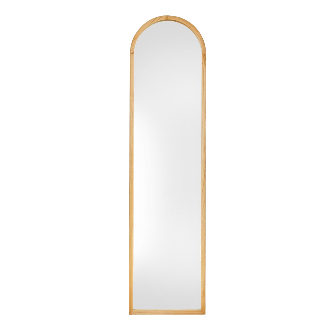 SCANDI STAND MIRROR WOOD NATURAL 45xH175cm E1 PRC