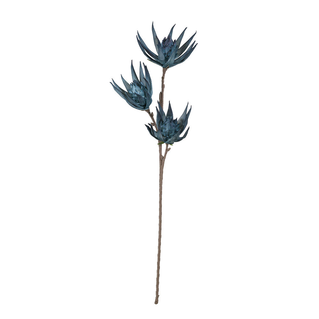 BLUE 5 ARTIFICIAL FLOWER EVA FOAM PETROL H95cm PRC