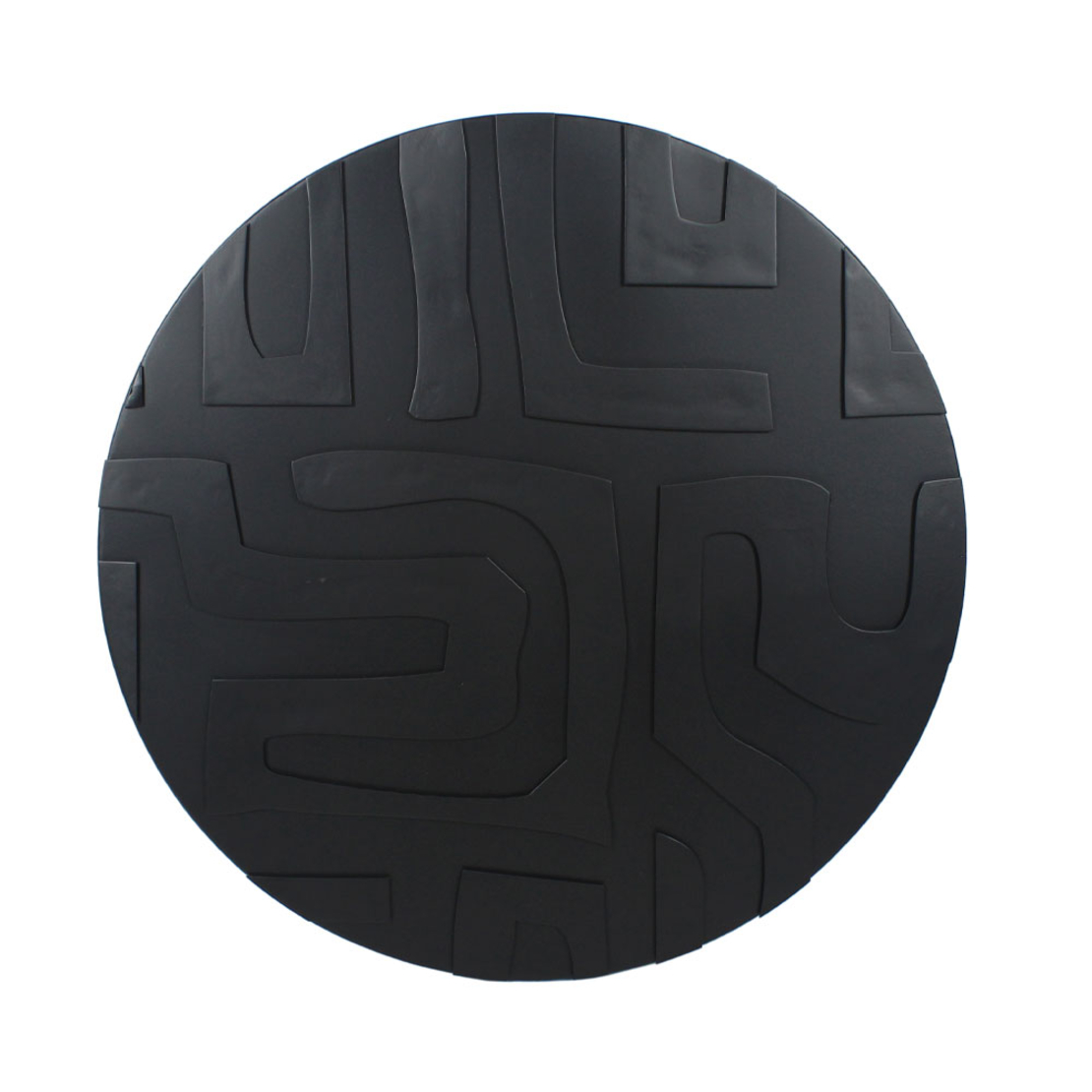 ASPIS DECORATION WALL 75x75x75 METAL BLACK
