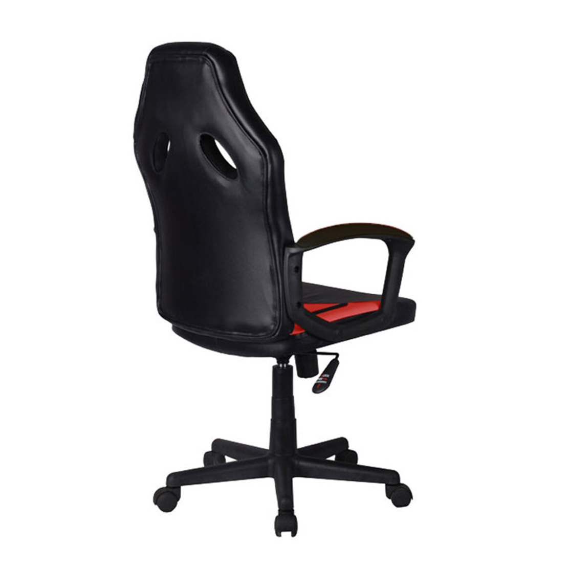 GOAL DESK FABRIC BLACK RED 56x62xH113cm PRC