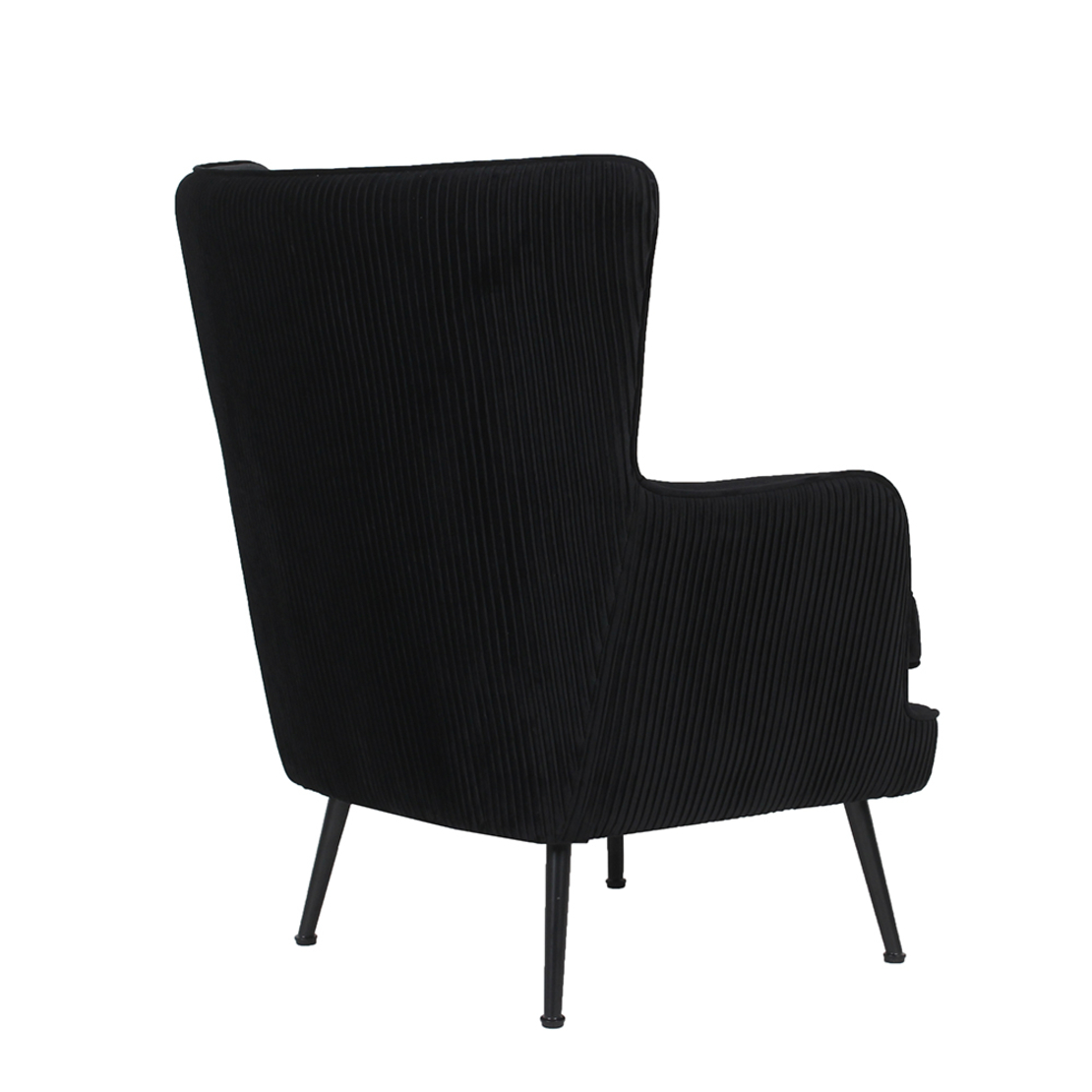 SERPATINA ARMCHAIR FABRIC BLACK METAL BLACK E1 PRC