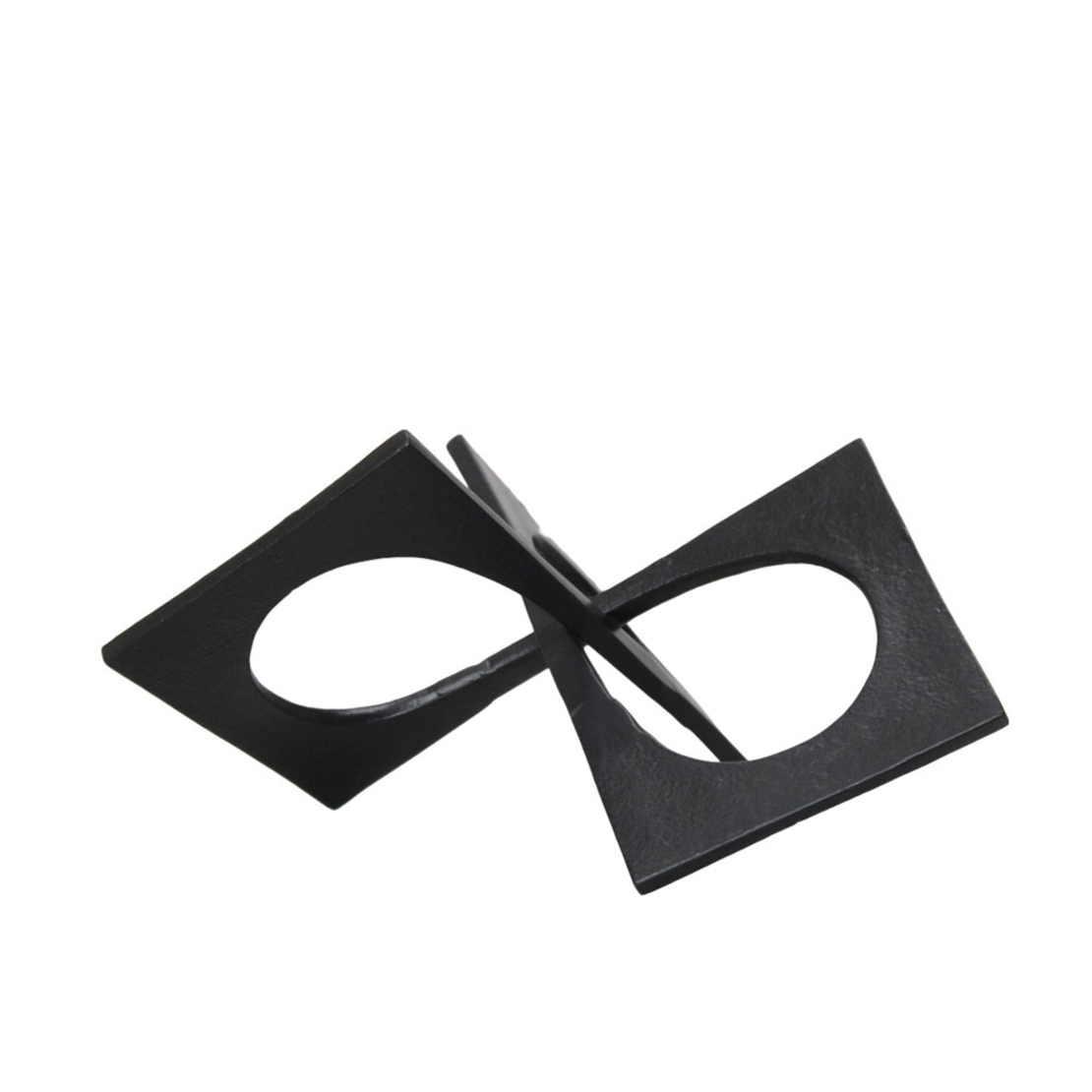 RENOIR DECO BLACK 23x23xH14cm IN