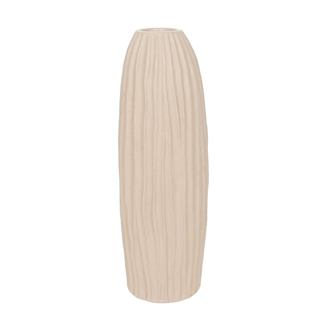ATHENA VASE MGO BROWN 18x18xH45cm PRC