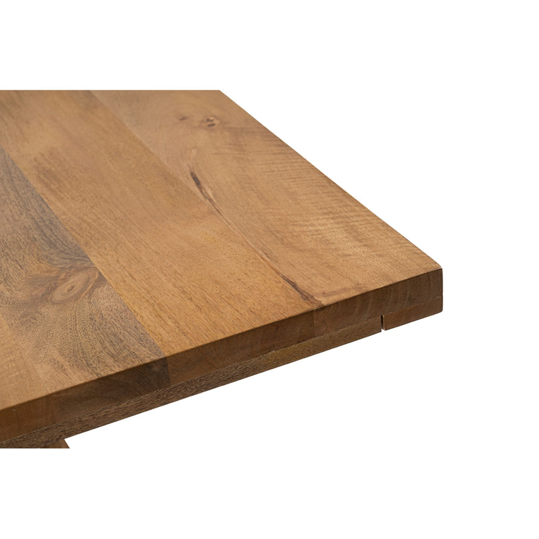 CARRE TABLE WOOD MANGO WALNUT IN