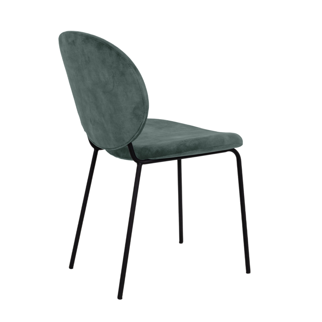 BEETLE CHAIR FABRIC WATER GREEN METAL E1 PRC