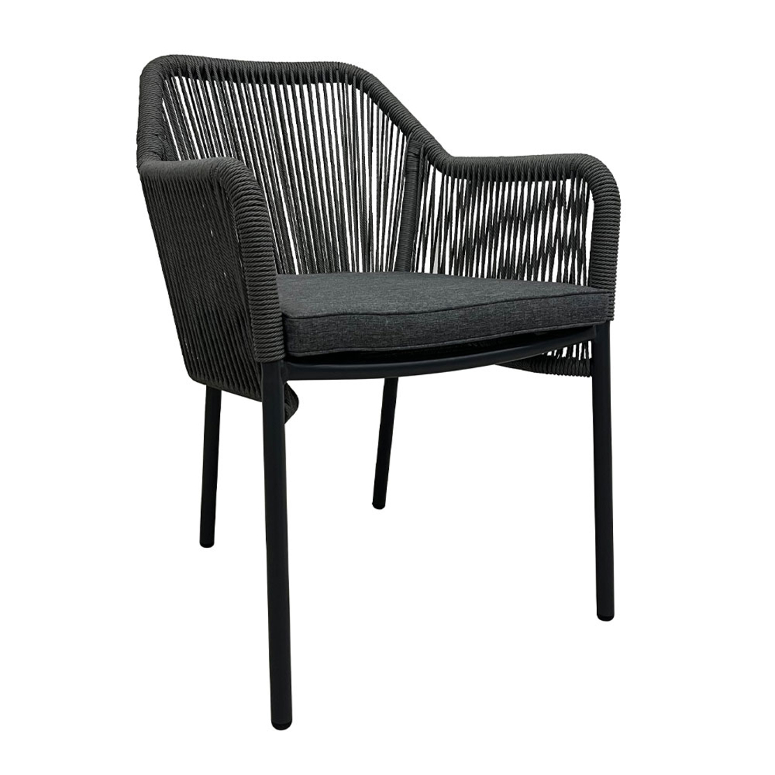 CELIA CHAIR ALUMINIUM GREY 56x67x80 PRC
