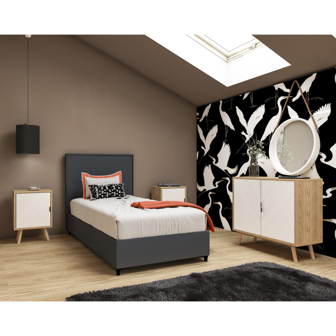 RINGO MIRROR WALL MDF WHITE 60x7,5xH60cm E1 PRC