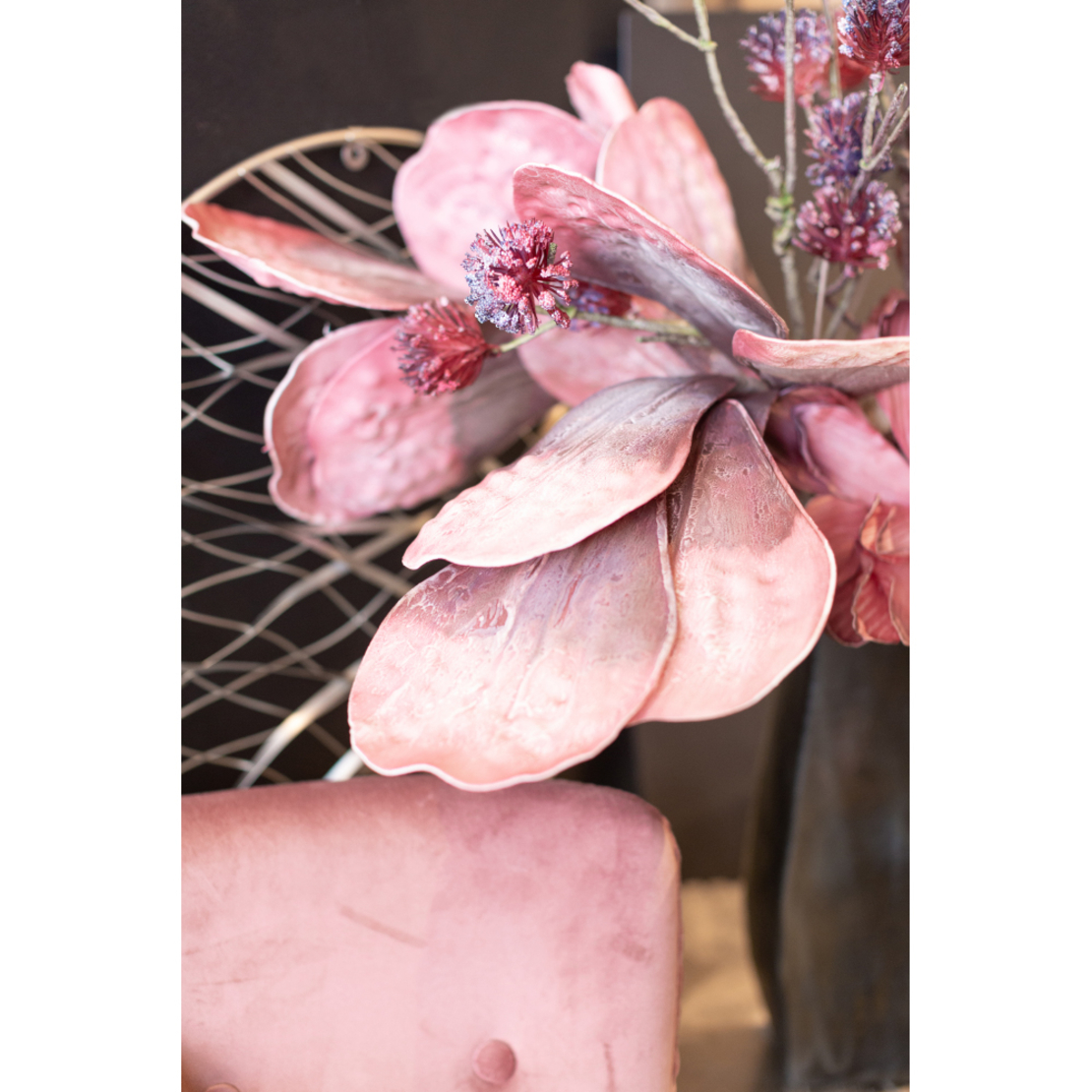 BOMBOG ARTIFICIAL FLOWER EVA FOAM PURPLE RED H97cm