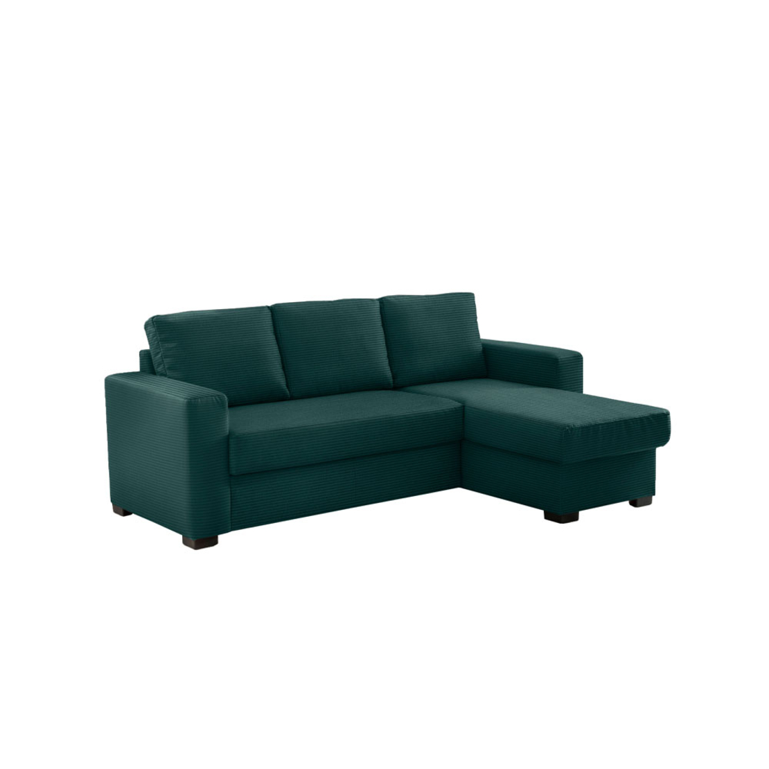 ALDO CRISTIANO SOFA BED REVERSABLE CORNER EASY CLEAN FABRIC GREEN E1 EU