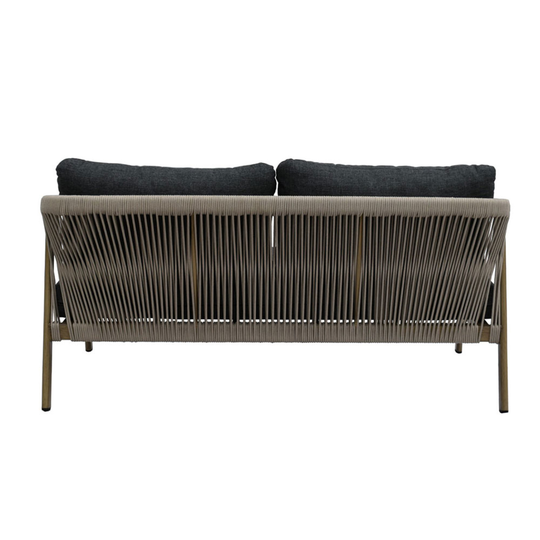 MADERA LOUNGE SET 1+2+1 ALUMINIUM NATURAL GREY PRC