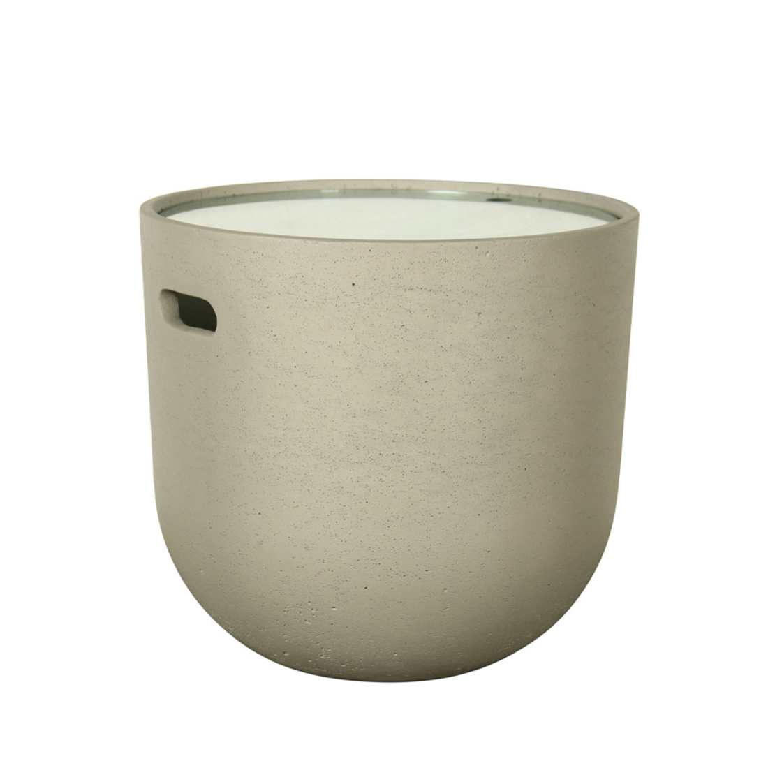 CAP COFFEE TABLE LIMESTONE CEMENT LIGHT 49x49xH45cm VN