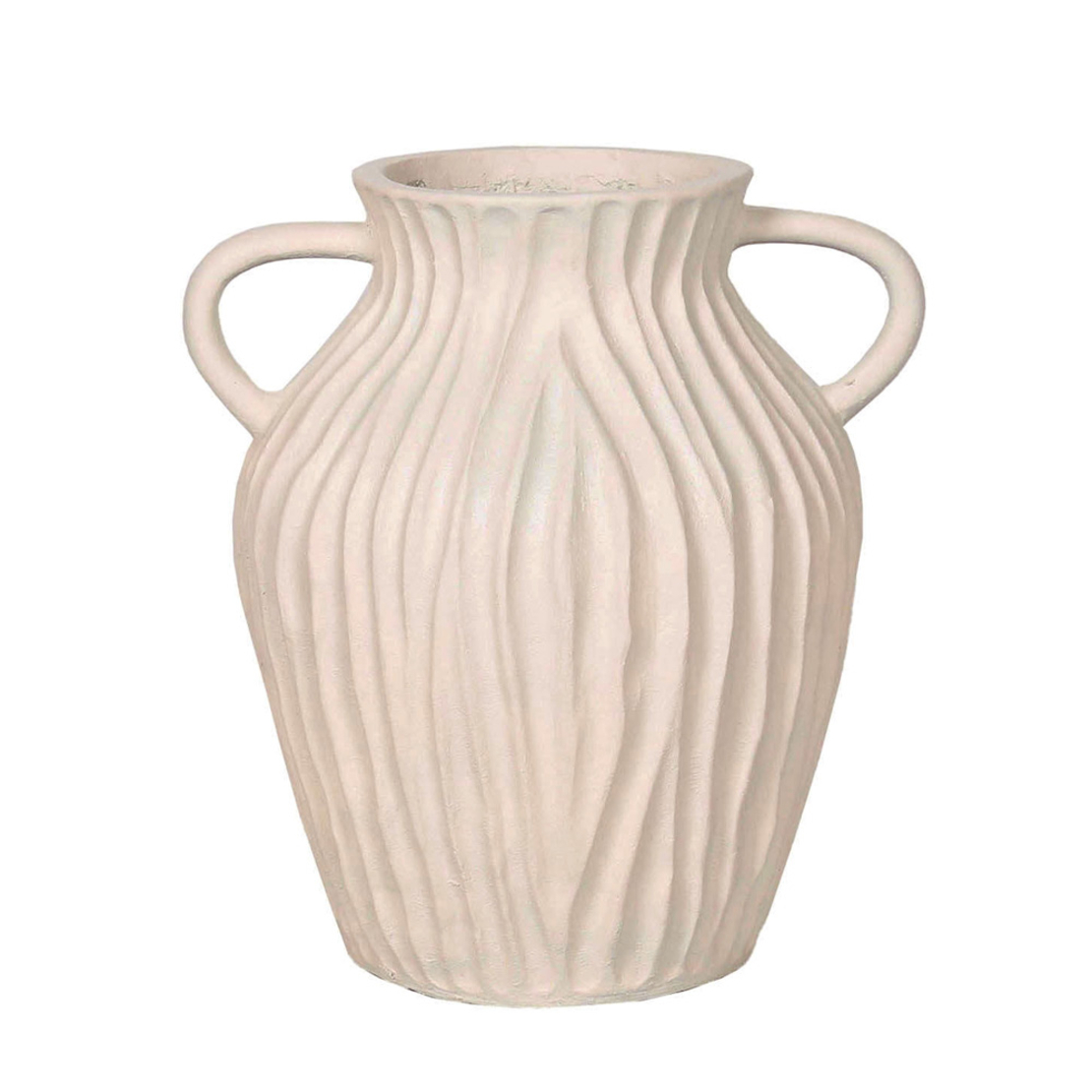 ATHENA VASE MGO WHITE 29x39xH40cm PRC