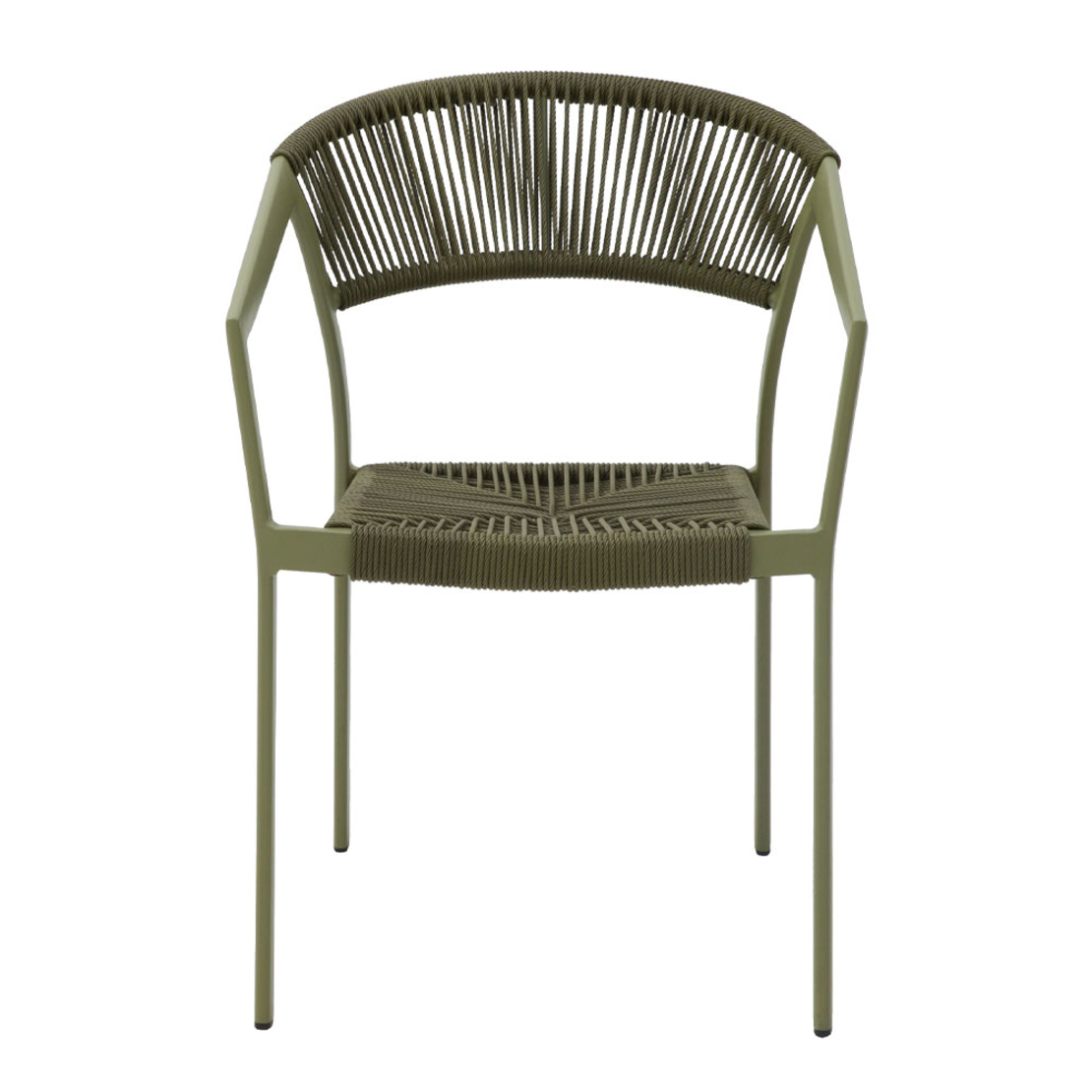 MAGIC ARMCHAIR ALUMINIUM OLIVE GREEN 56x59,5xH80cm PRC