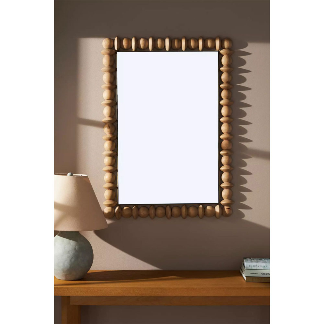 INDIANA MIRROR WOOD NATURAL 66xH90cm E1 PRC