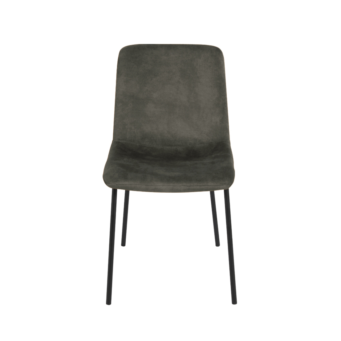 BRICK CHAIR FABRIC OLIVE GREEN METAL BLACK E1 PRC