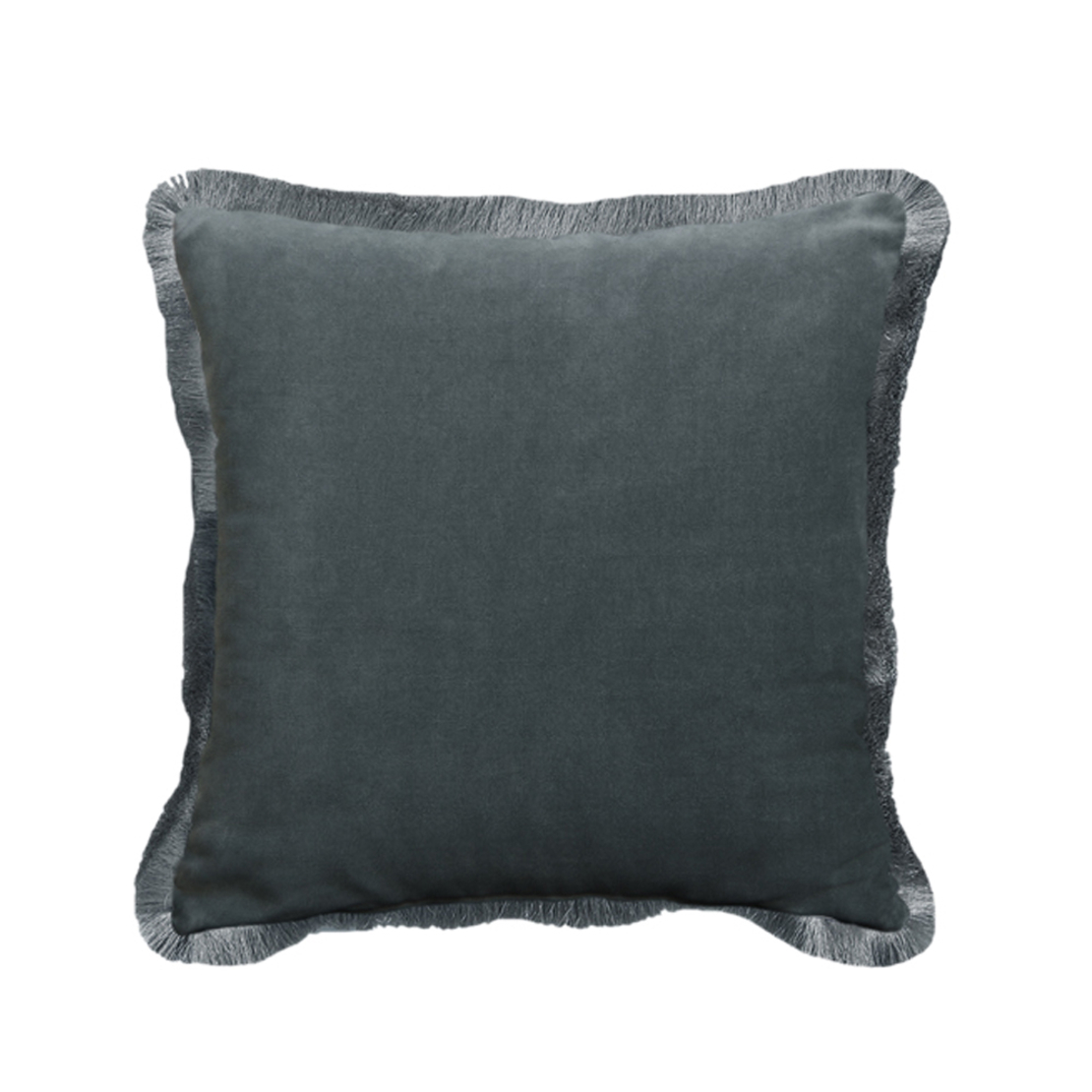 MOANNE DECOR CUSHION VELVET GREY 45x45cm PRC