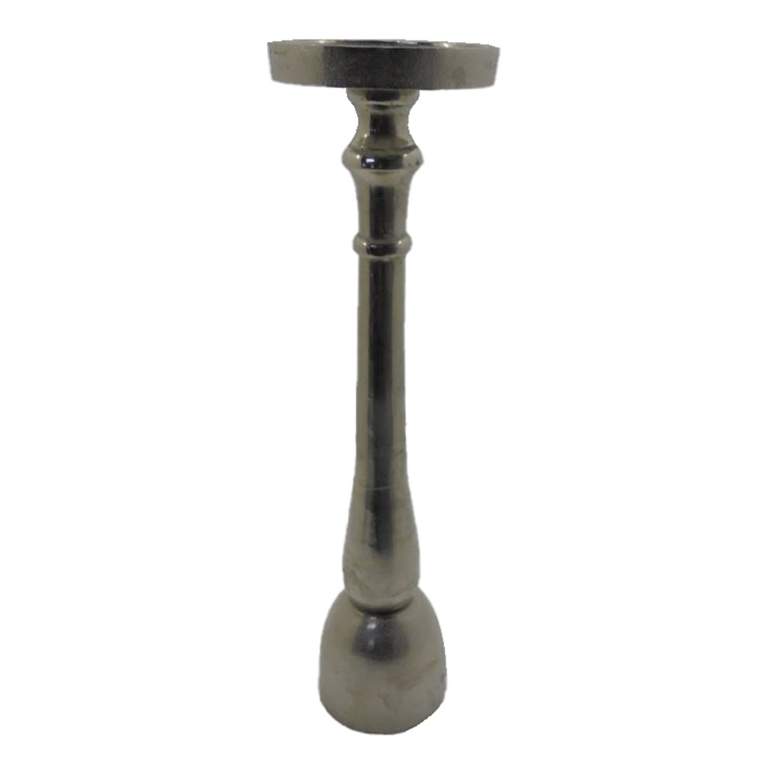 LUXOR CANDLE CANDLE HOLDER ALUMINIUM SILVER NICKEL