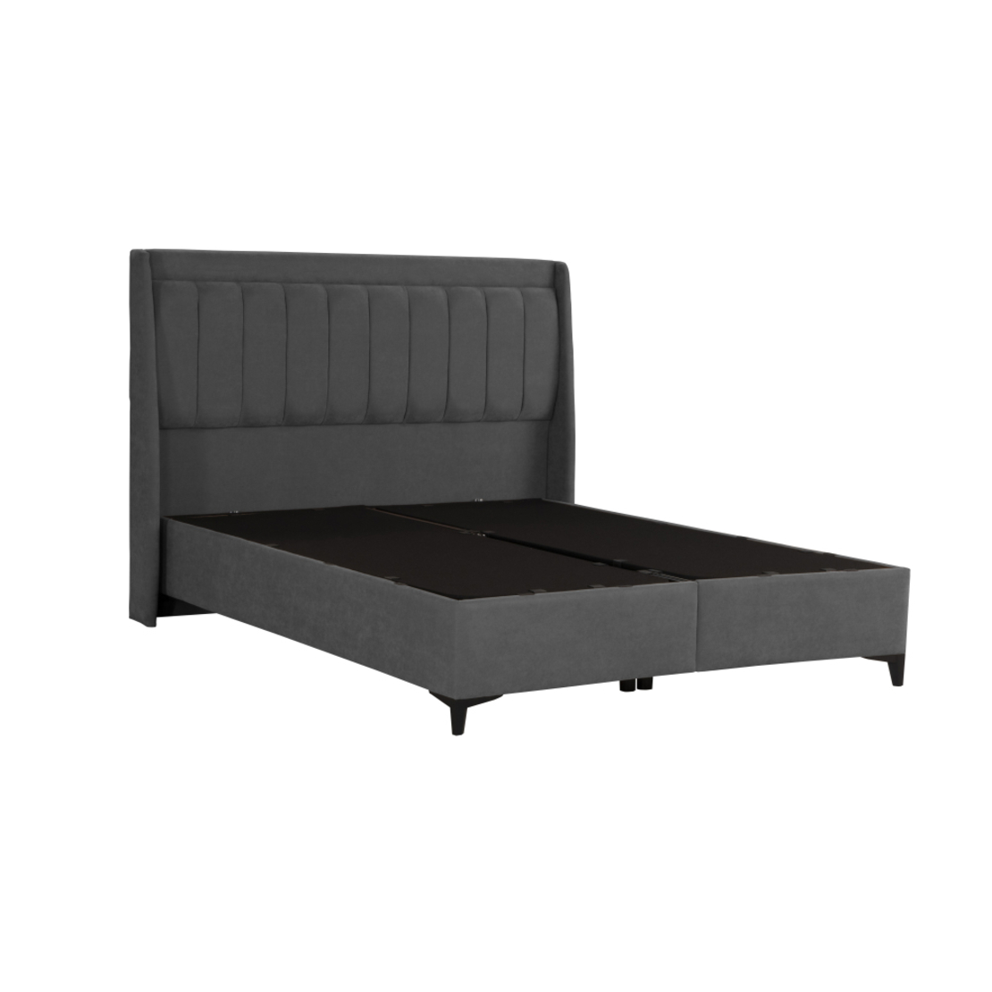 HARMONY BED WITH STORAGE AND MATTRESS FABRIC GREY 07-780 E1 TR