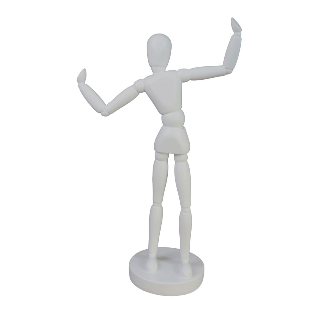 BALLO CORPO.3 DECORATION BODY 21x10.5x35 POLYRESIN WHITE