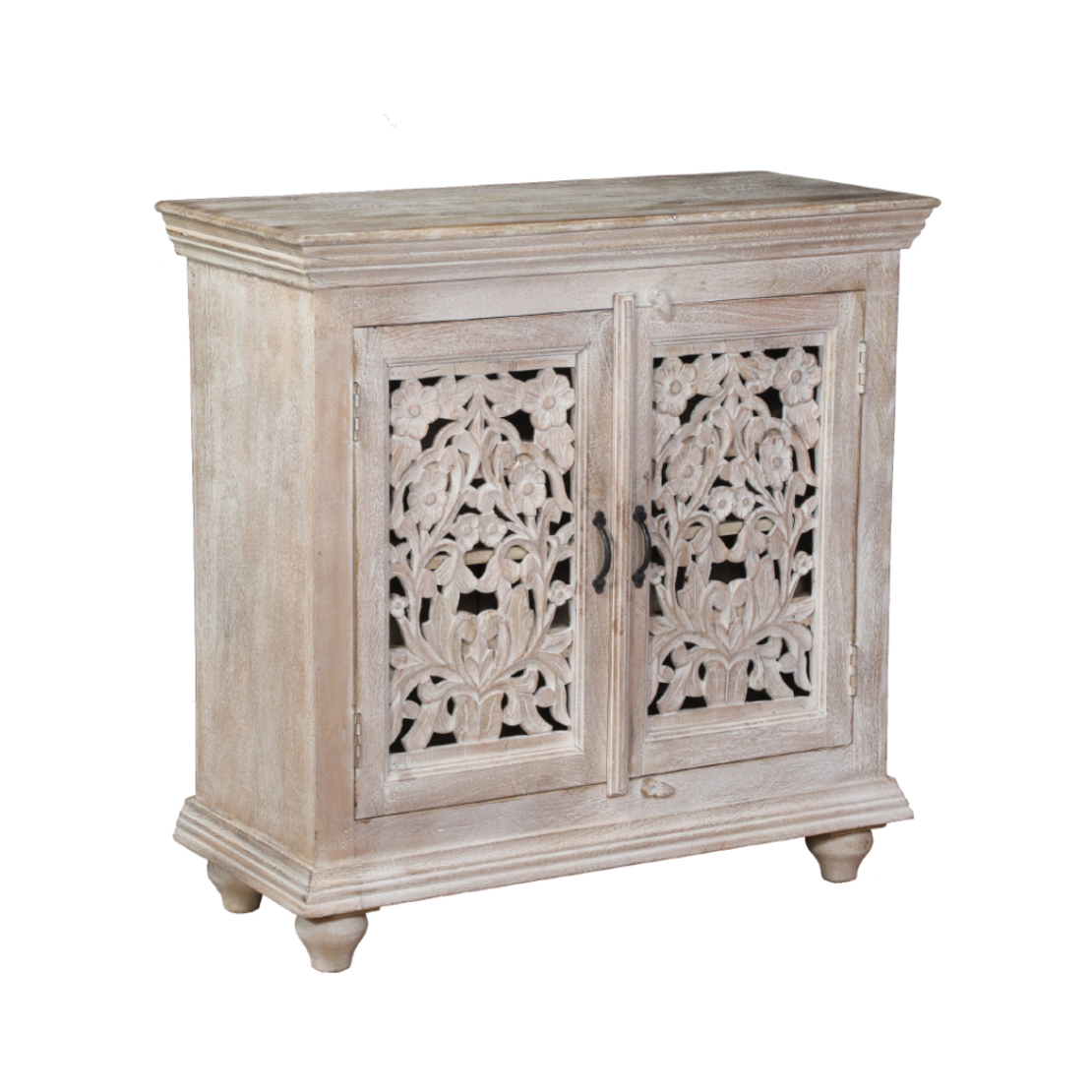 CORFU COMMODE 2DOORS WOOD MANGO NATURAL IN