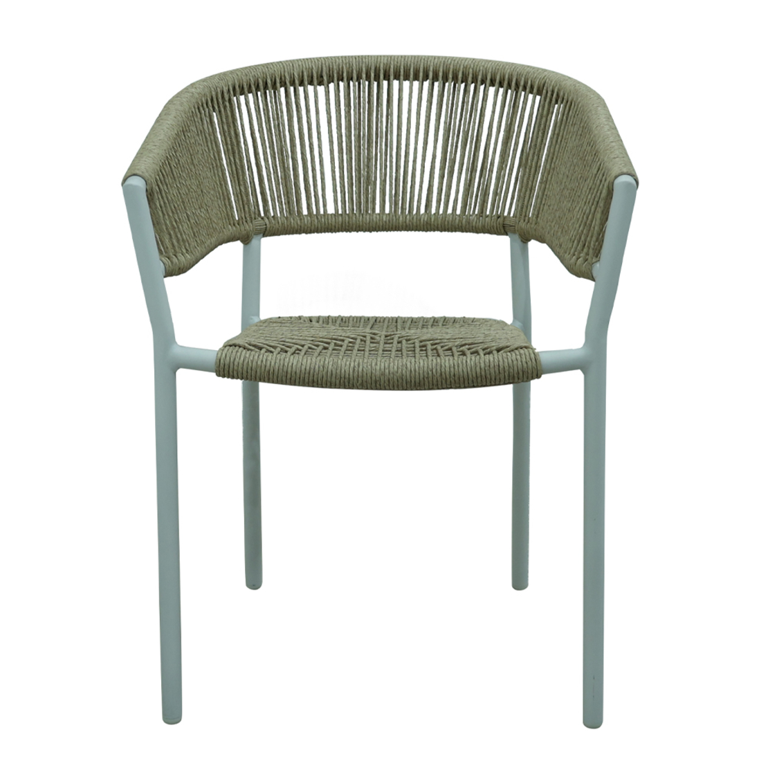 BREEZE CHAIR ALUMINIUM WHITE NATURAL 56x60x78 PRC