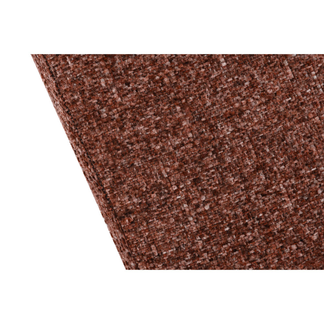 MORITZ ARMCHAIR FABRIC TERRACOTTA METAL BLACK E1 PR