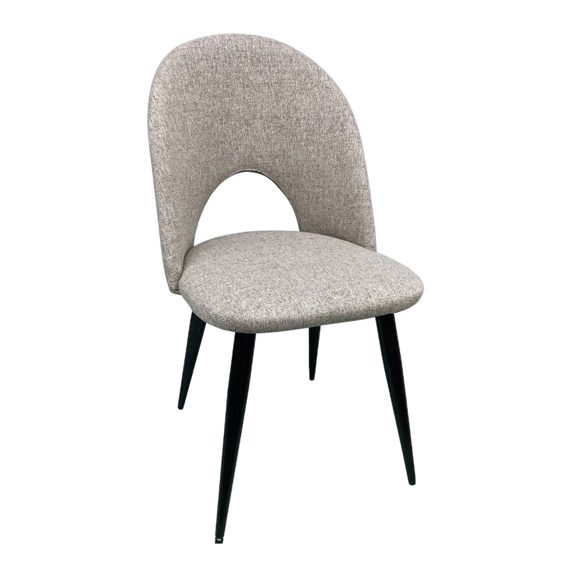 COMMODO CHAIR FABRIC BEIGE METAL BLACK E1 PRC