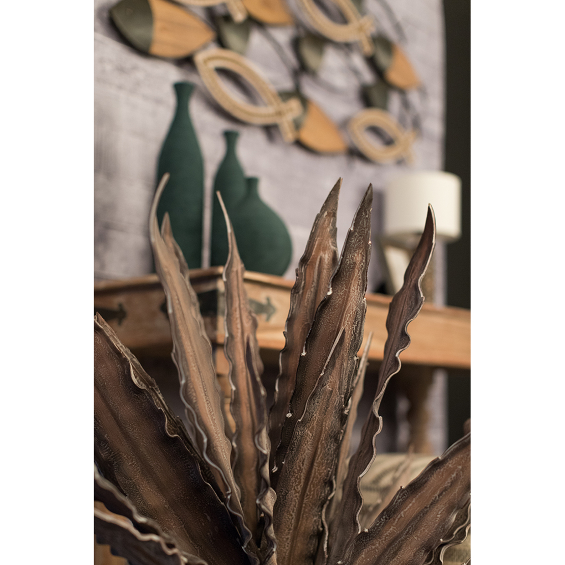 MOORE ARTIFICIAL LEAF EVA FOAM BROWN H100cm PRC