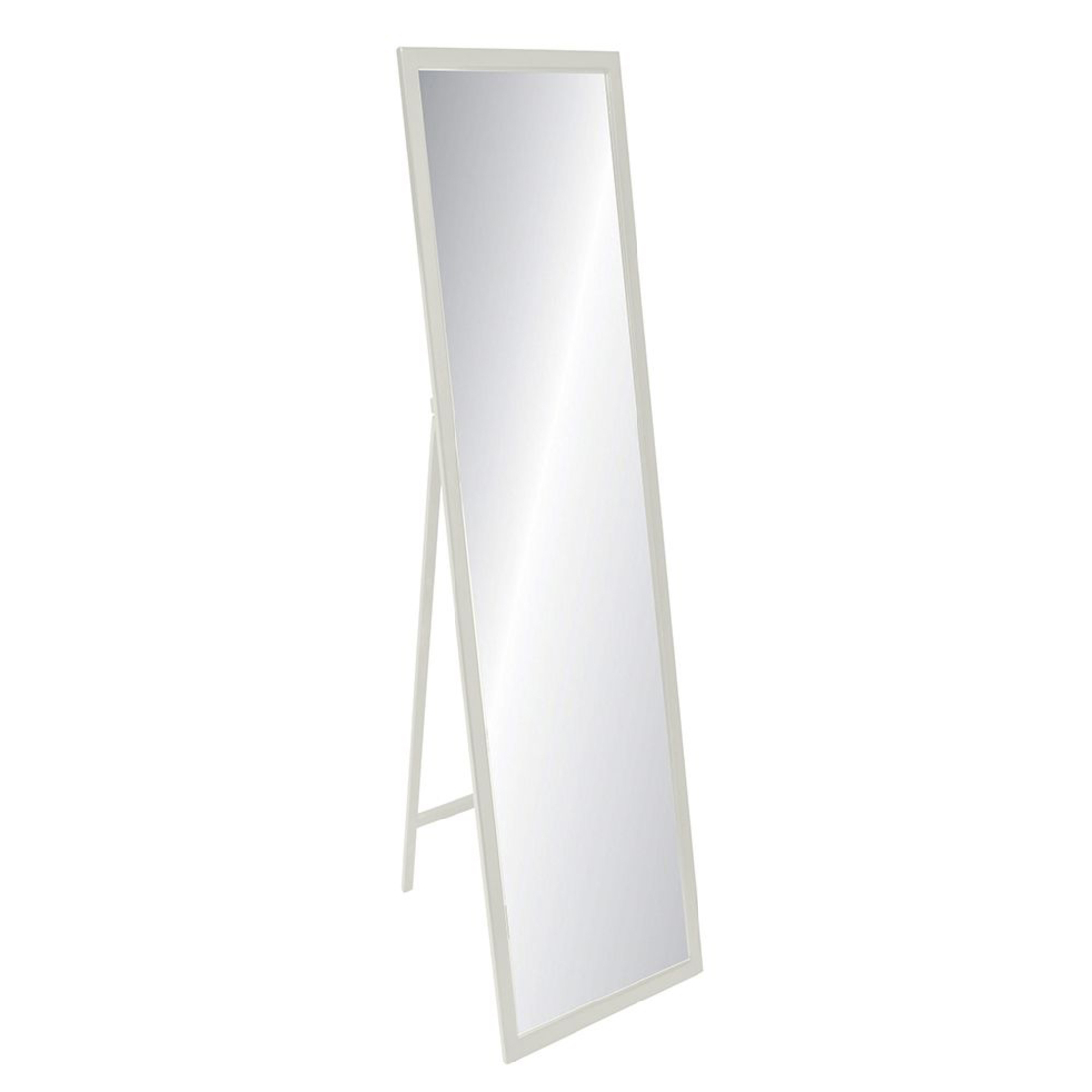 SIMPLE MIRROR STANDING WOOD PAULOWNIA WHITE 45x4,6xH146cm E1 PRC