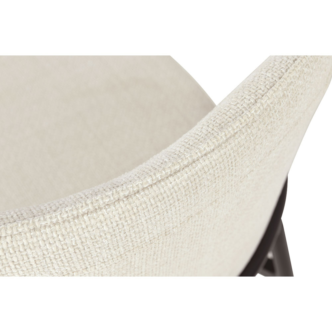 LUJO CHAIR FABRIC BEIGE METAL BLACK MAT E1 PRC