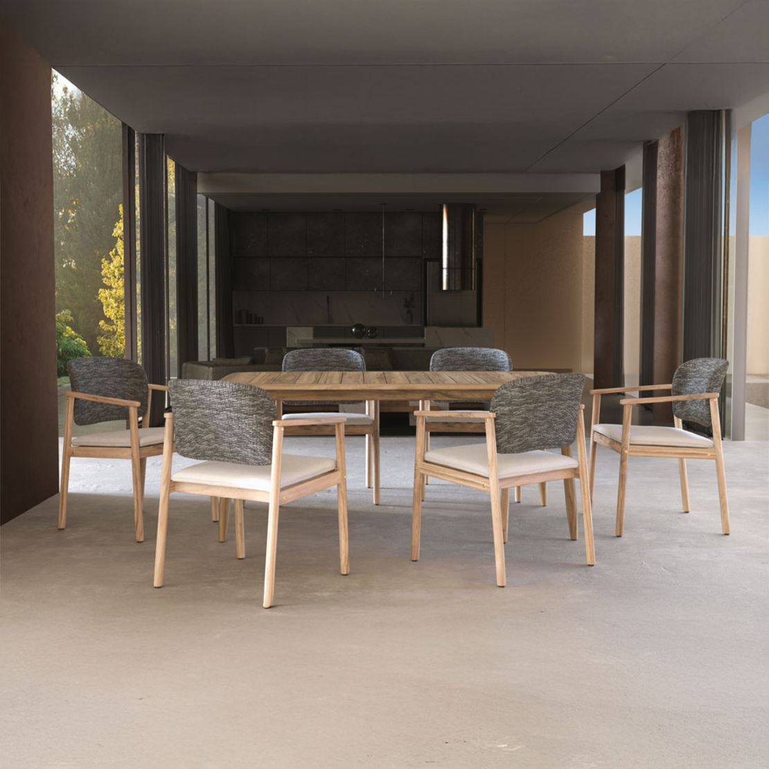 FREELAND TABLE WOOD ACACIA NATURAL 180x96xH76cm VN