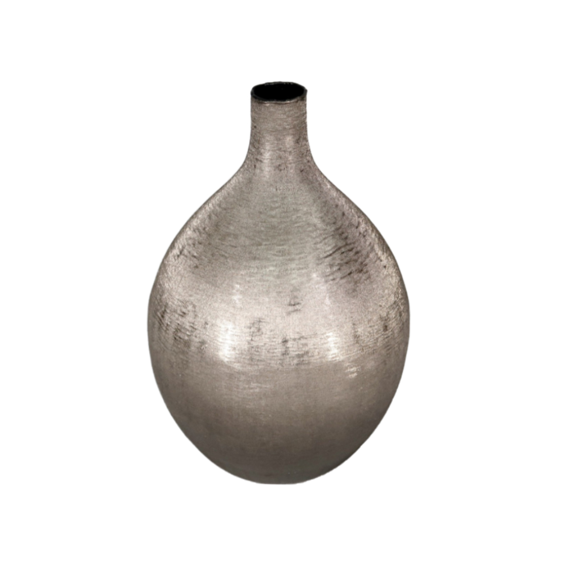 VERGE 1 VASE ALUMINIUM SMOKE BLACK D21,5xH35cm IN